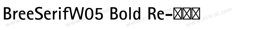 BreeSerifW05 Bold Re字体转换